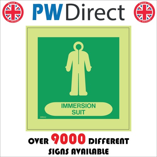 Sign immersion suit - immersion, flotation