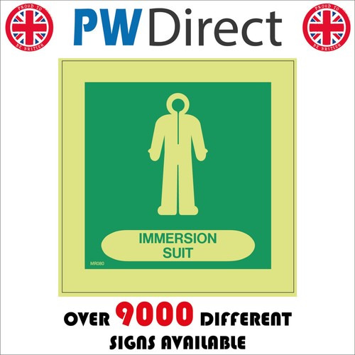 Sign immersion suit - sign, survival